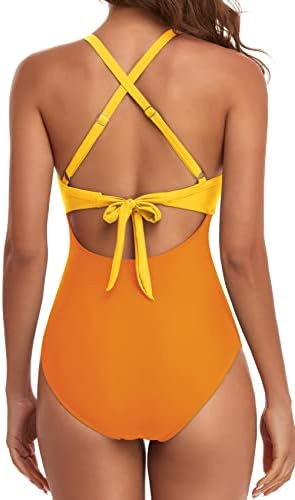 Cutout High Waisted One Piece Swimsuits