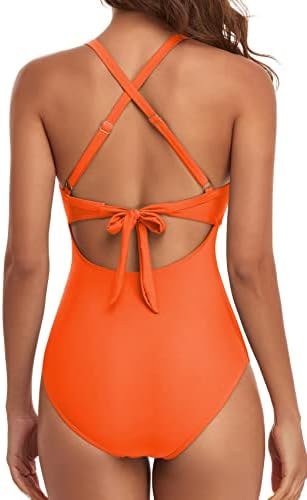 Cutout High Waisted One Piece Swimsuits