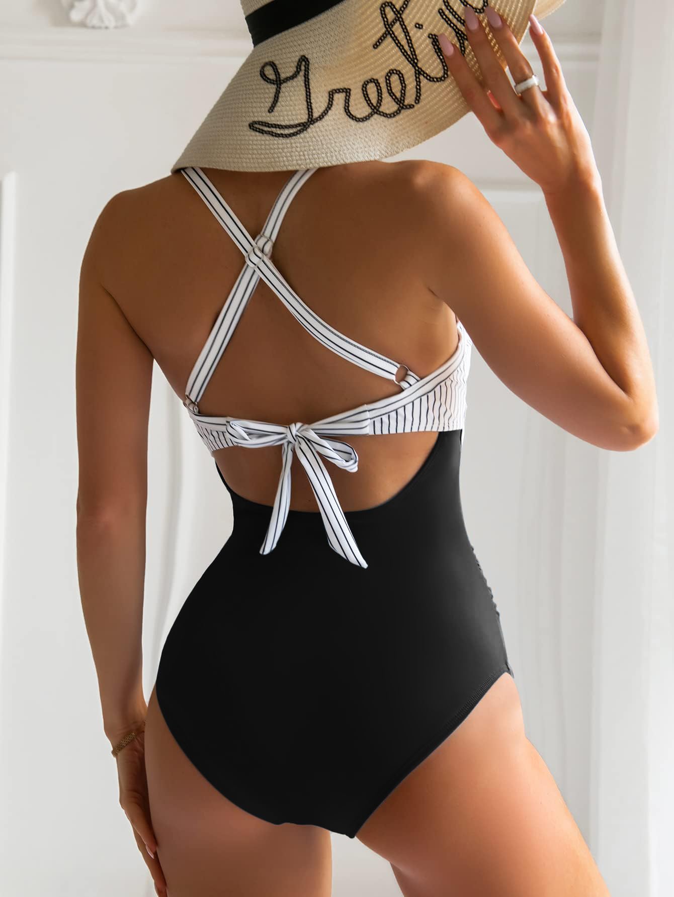 Cutout High Waisted One Piece Swimsuits