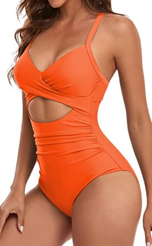 Cutout High Waisted One Piece Swimsuits